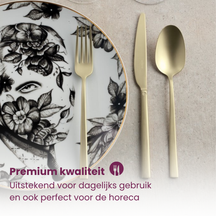 Sambonet Bestekset Rock - Antique Champagne - 24 delig / 6 personen