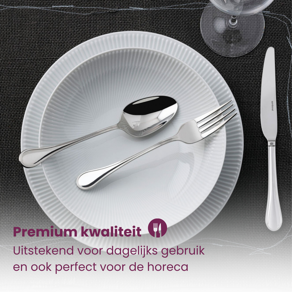 Sambonet Bestekset Royal - RVS - 24 delig / 6 personen
