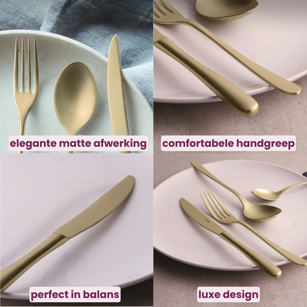 Sambonet Bestekset Taste - Antique Champagne - 24 delig / 6 personen