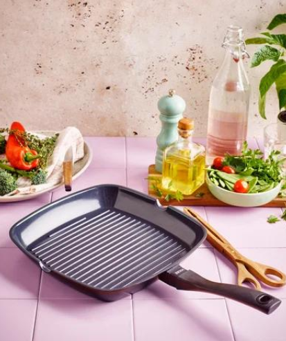 Beka Grillpan Energy R 28 x 28 cm - keramische anti-aanbaklaag