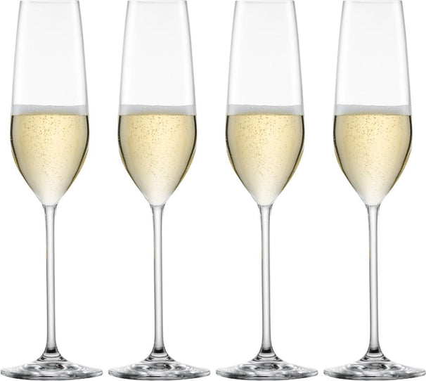 Schott Zwiesel Champagneglazen - Flutes - Fortissimo - 240 ml - 4 stuks