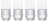 Zwiesel Glas Waterglazen Pure 357 ml - 4 stuks
