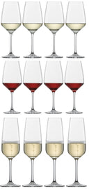 Schott Zwiesel Wijnglazenset Tulip 12-delig - Rode Wijnglazen, Witte Wijnglazen & Champagneglazen