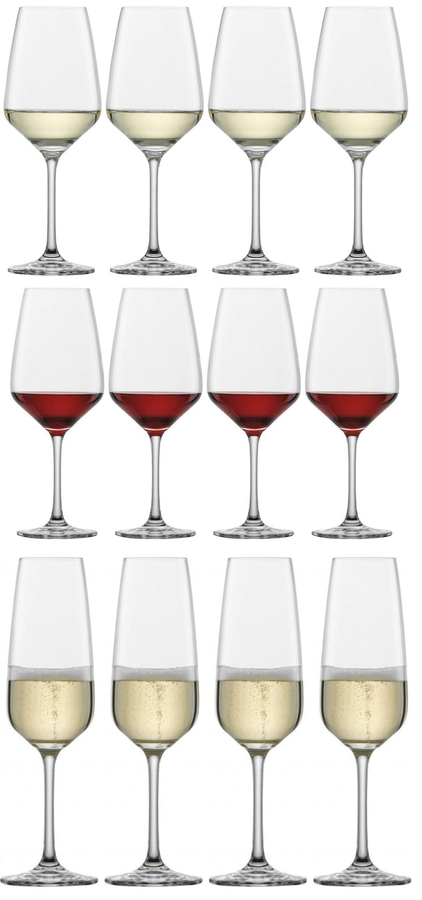 Schott Zwiesel Wijnglazenset Tulip 12-delig - Rode Wijnglazen, Witte Wijnglazen & Champagneglazen