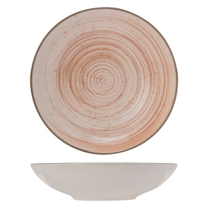 Cosy & Trendy Diepe Borden / Pastaborden Sintra Terracotta ø 21 cm - 4 Stuks