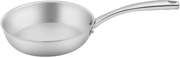 Sola Koekenpan Green Cooking Triply RVS ø 20 cm - geschikt voor alle warmtebronnen - zonder anti-aanbaklaag