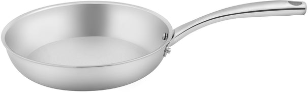 Sola Koekenpan Green Cooking Triply RVS ø 24 cm - geschikt voor alle warmtebronnen - zonder anti-aanbaklaag