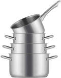 Sola Pannenset Blizz 4-Delig RVS - Kookpan ø 16, 18, 20 cm & Steelpan ø 16 cm - geschikt voor alle warmtebronnen