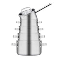 Sola Pannenset Juvia 5-Delig RVS - Downdraft geschikt - Kookpan ø 16, 18, 20, 24 cm & Steelpan ø 16 cm - geschikt voor alle warmtebronnen