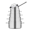 Sola Pannenset Juvia 5-Delig RVS - Downdraft geschikt - Kookpan ø 16, 18, 20, 24 cm & Steelpan ø 16 cm - geschikt voor alle warmtebronnen
