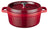 Sola Braadpan met deksel Gietijzer - Rood - ø 28 cm / 5 Liter - geëmailleerde anti-aanbaklaag