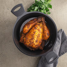 Sola Braadpan met deksel Ceramic Deluxe ø 24 cm - keramische anti-aanbaklaag
