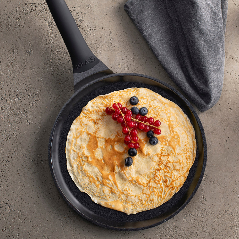 Sola Crepepan / Pannenkoekenpan Ceramic Deluxe ø 28 cm - Inductie geschikt - Keramische anti-aanbaklaag