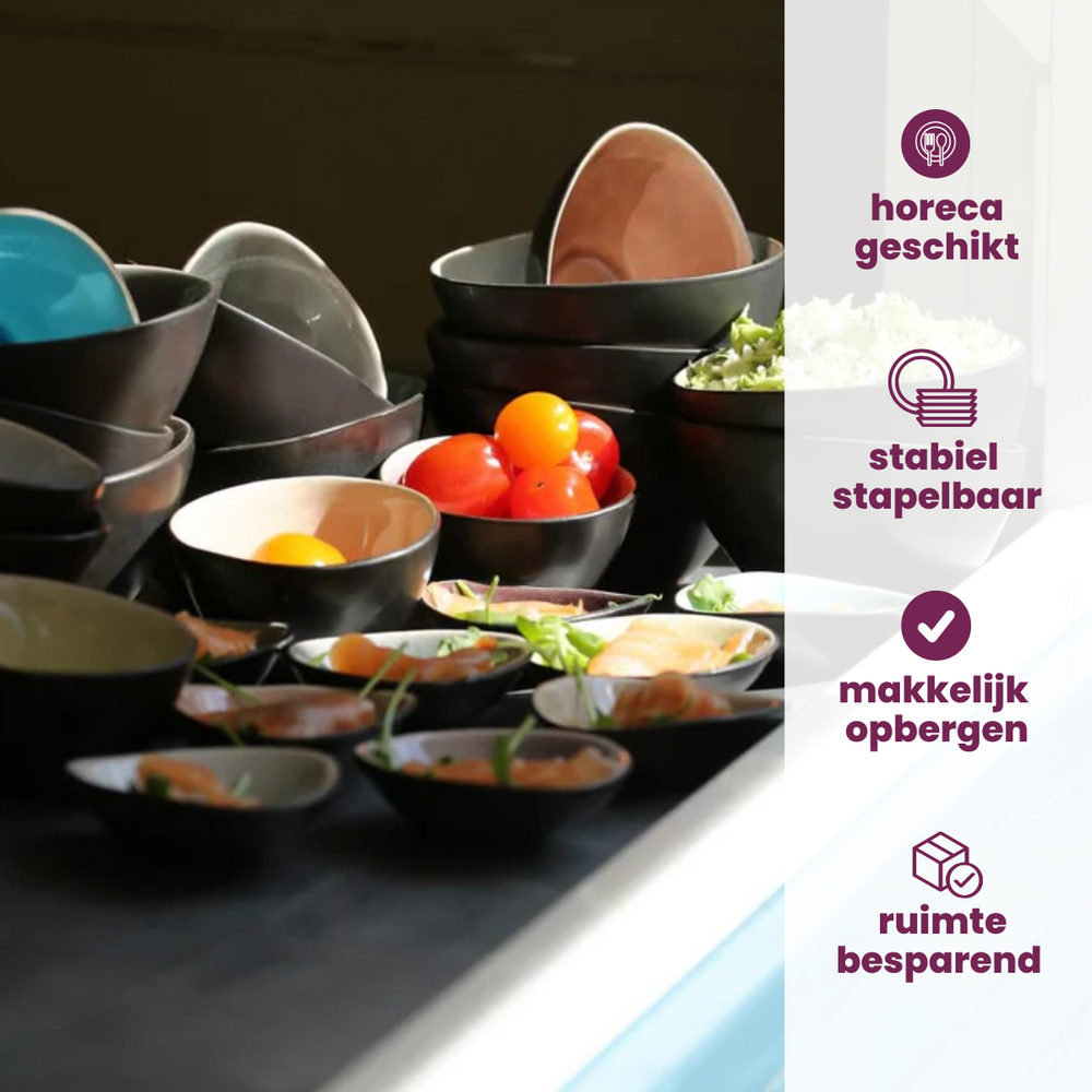 Cosy & Trendy Kleine Kommen Streetfood ø 12 cm / 350 ml - 10 Stuks