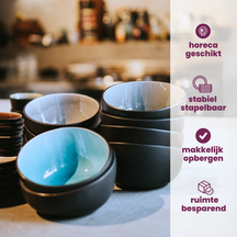 Cosy & Trendy Kleine Kommen Streetfood 11 x 8 cm / 120 ml- 10 Stuks