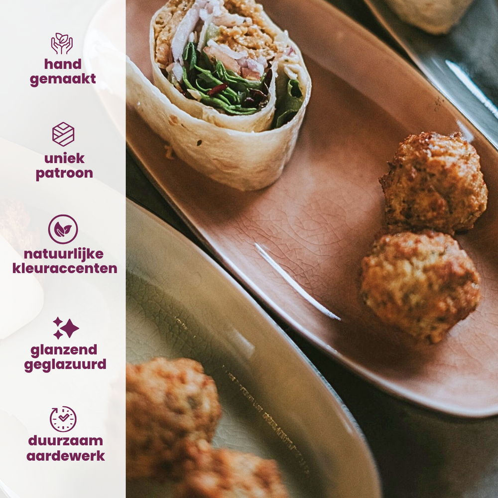 Cosy & Trendy Gebaksbordjes / Tapas Bordjes Streetfood ø 13 cm - 10 Stuks