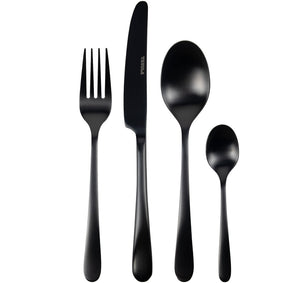 Studio Tavola Bestekset - Modern - Zwart - 16-delig / 4 personen