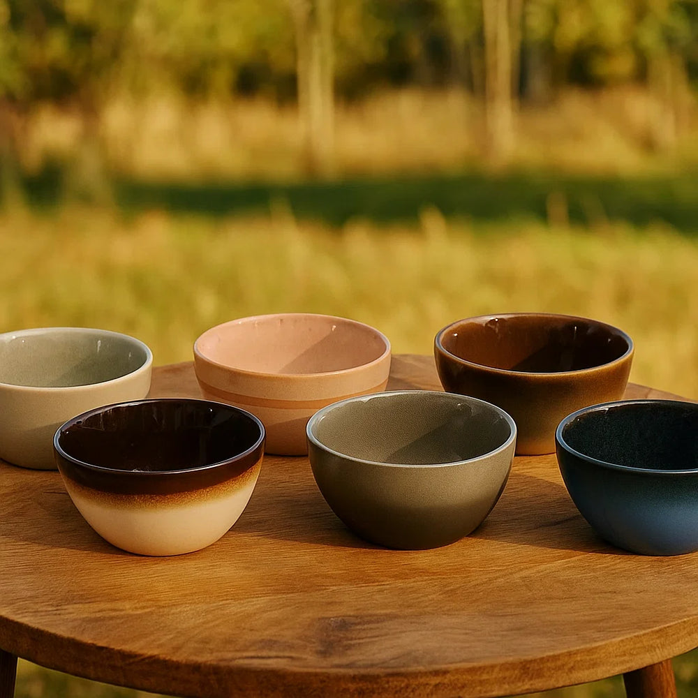 Studio Tavola Kleine Kommen Earth ø 10 cm - 6 stuks