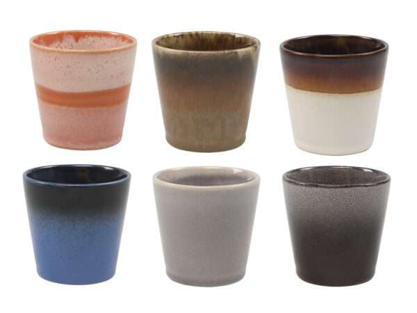 Studio Tavola Koffiekopjes / Senseo Kopjes - Earth - 200 ml - 6 stuks