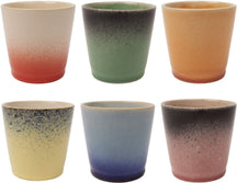 Studio Tavola Koffieset - Koffiekopjes & Cappuccinokopjes - Fire - 12 stuks