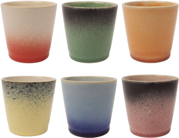 Studio Tavola Koffiekopjes / Senseo Kopjes - Fire - 200 ml - 6 stuks