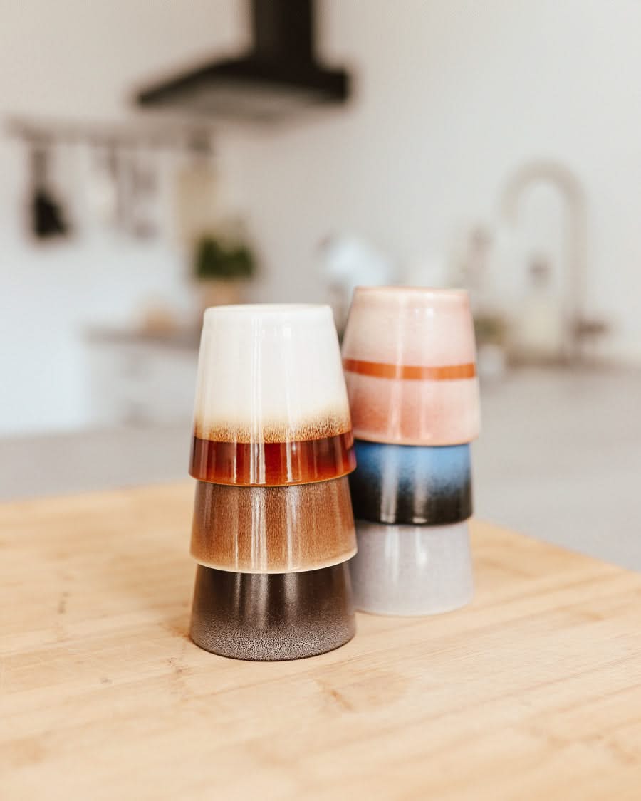 Studio Tavola Koffiekopjes / Senseo Kopjes - Earth - 200 ml - 6 stuks