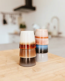 Studio Tavola Koffiekopjes / Senseo Kopjes - Earth - 200 ml - 6 stuks