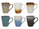 Studio Tavola Cappuccinokopjes - Koffiebekers met oor - Storm - 310 ml - 6 stuks