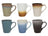Studio Tavola Cappuccinokopjes - Koffiebekers met oor - Storm - 310 ml - 6 stuks