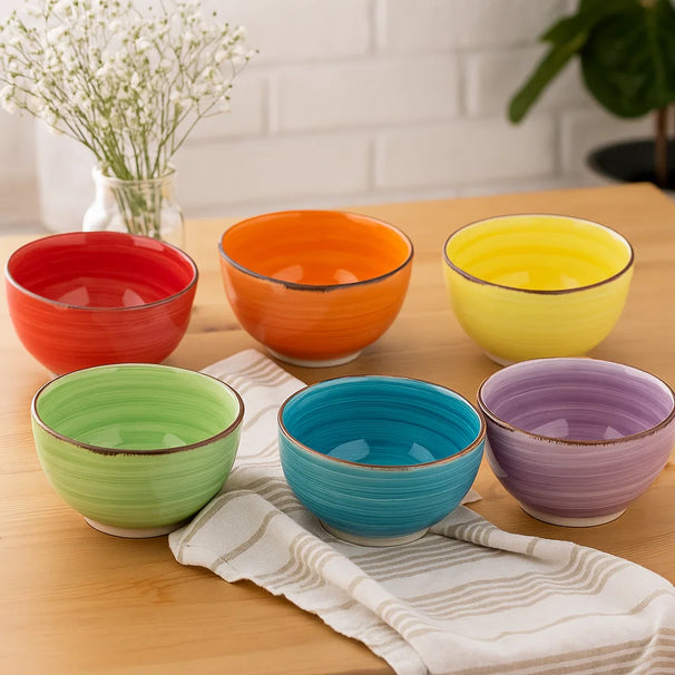 Studio Tavola Kommen Sunny Summer ø 14 cm - 6 stuks