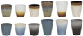Studio Tavola Koffieset - Koffiekopjes & Cappuccinokopjes - Storm - 12 stuks