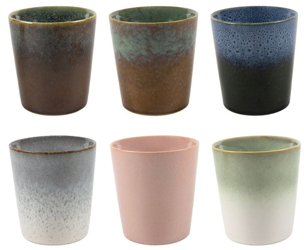Studio Tavola Cappuccinokopjes - Koffiebekers - Wind - 300 ml - 6 stuks