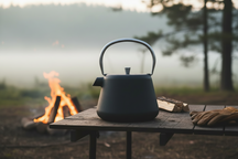 Cookinglife Theepot met RVS Theefilter - Gietijzer - Grijs - 1 Liter