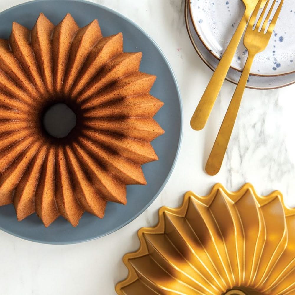 Nordic Ware Tulbandvorm Brilliance Bundt Goud - Gietaluminium - ø 26 cm