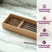 Villeroy & Boch Steakmessenset Piemont - 18/10 RVS - 6-delig