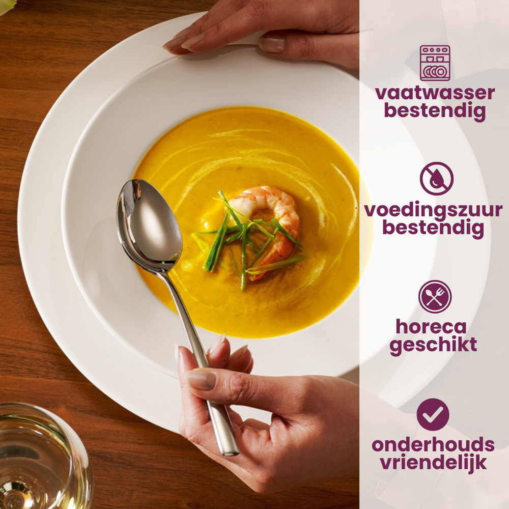 Villeroy & Boch Bestekset Piemont - 18/10 RVS - 48-delig / 12 personen