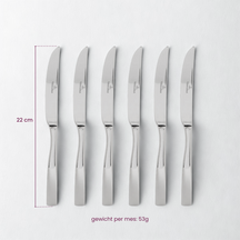 Villeroy & Boch Steakmessenset Piemont - 18/10 RVS - 6-delig