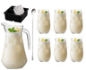 Cocktailset Vanessa - Karaf 1.6 L met 6 Longdrinkglazen 390 ml, Cocktaillepel & IJsblokjesvorm