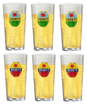 Vedett Bierglazen Extra - 250 ml - 6 stuks