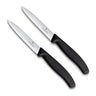 Victorinox Officemessenset Swiss Classic 2-delig gekarteld en glad met zwart heft, vrijstaand op witte achtergrond