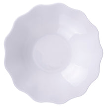 Villa d'Este Home Serviesset Scallop Wit Opaalglas 18-delig / 6 personen - 6 dinerborden, 6 ontbijtborden en 6 diepe borden