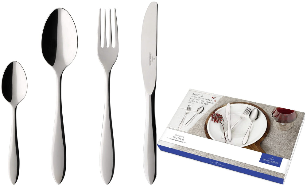 Villeroy & Boch Bestekset Arthur - RVS - 30 delig / 6 personen