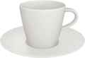 Villeroy & Boch Koffiekop en Schotel Manufacture Rock - Wit - 160 ml