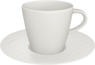 Villeroy & Boch Koffiekop en Schotel Manufacture Rock - Wit - 160 ml