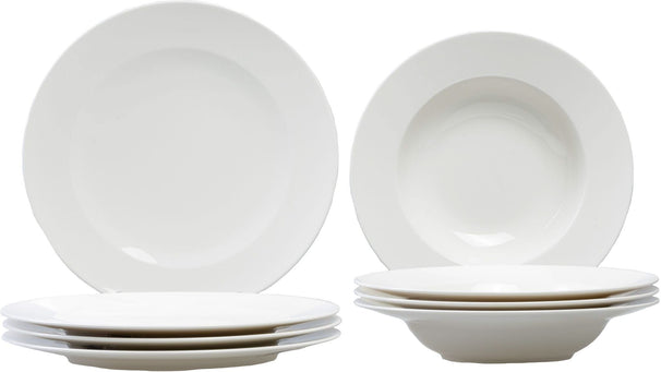 Villeroy & Boch Bordenset For Me 8-delig / 4 personen - 4 dinerborden en 4 diepe borden