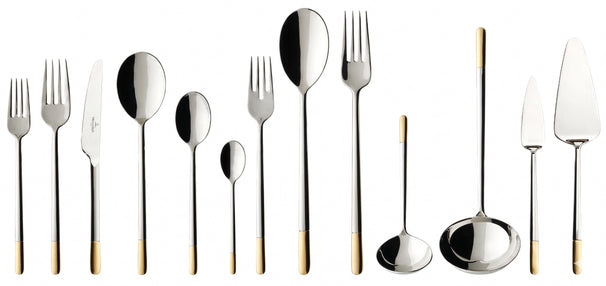 Villeroy & Boch Bestekset Ella - 113-delig / 12 personen - Verguld