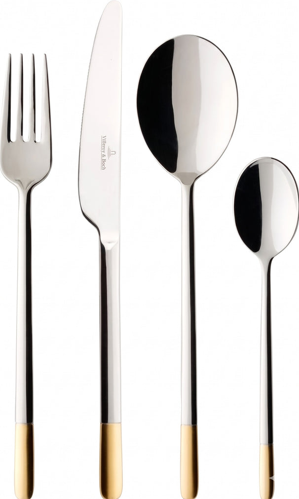 Villeroy & Boch Bestekset Ella - 24 delig / 6 personen - Verguld