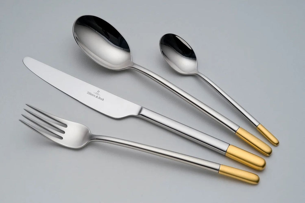 Villeroy & Boch Bestekset Ella - 113-delig / 12 personen - Verguld