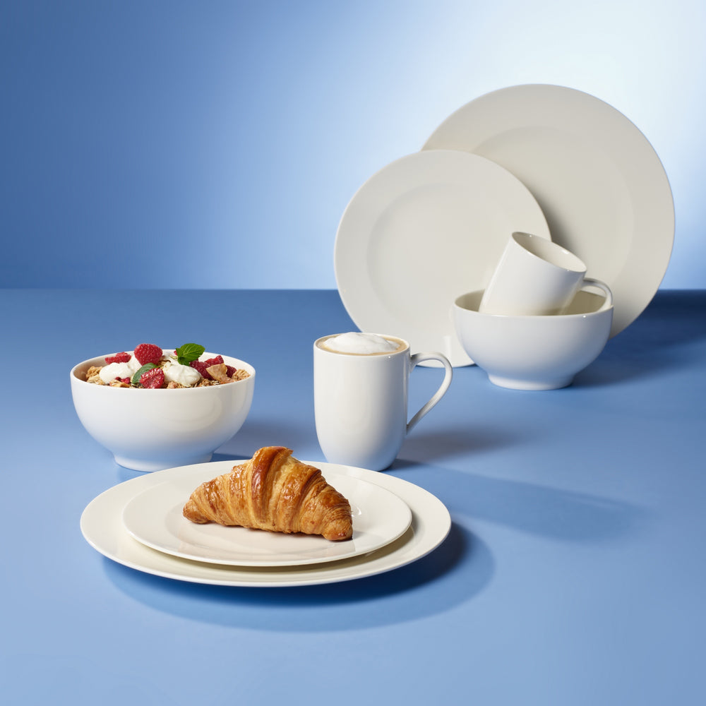 Villeroy & Boch Serviesset For Me 16-delig / 4 personen - 4 bekers met oor, 4 dinerborden, 4 ontbijtborden en 4 French bowls