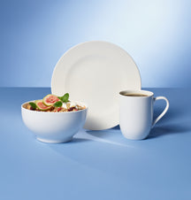 Villeroy & Boch Serviesset For Me 16-delig / 4 personen - 4 bekers met oor, 4 dinerborden, 4 ontbijtborden en 4 French bowls